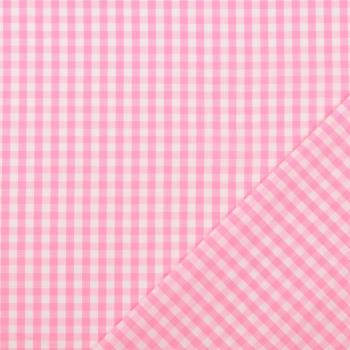 Baumwolle Webware Vichy Karo rosa