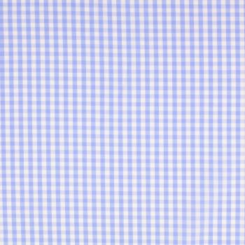 Baumwolle Webware Vichy Karo hellblau