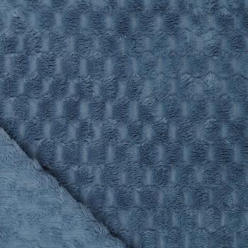 Fellimitat Honig Wabe indigoblau