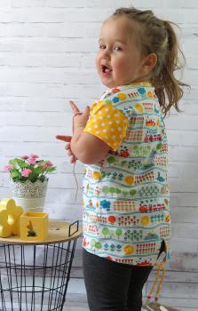 Preview: Papierschnittmuster Schwalbenshirt Kinder