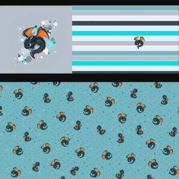 Jersey Drache Smokey hellblau