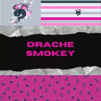 Jersey Panel Smoky Drache Pink