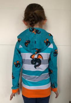 Jersey Drache Smokey hellblau