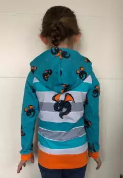 Jersey Smoky Drache Blau - Kombi