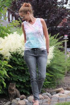 Preview: Papierschnittmuster Basic-Top Damen