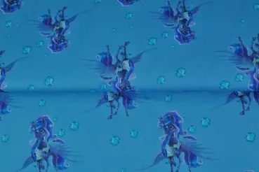 French Terry - Kombistoff Eis Einhorn