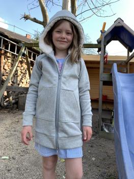Papierschnittmuster Longjacket Nala Kinder