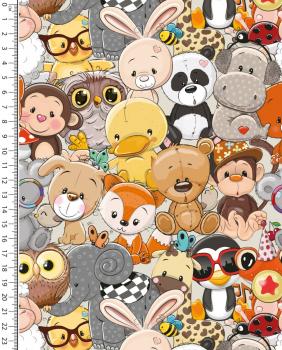 Jersey Kuscheltiere Crazy Animals