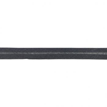 Schrägband Baumwolle 20mm - schwarz