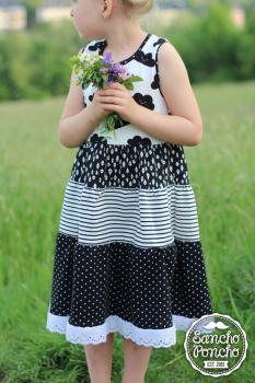 Papierschnittmuster Kleid Fiona Kinder