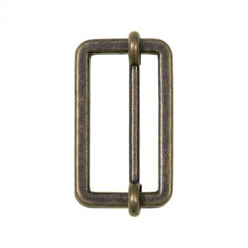 Leiterschnallle altgold 25mm