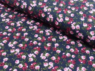 Musselin Double Gauze - Floral Blüten
