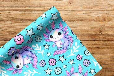 Stoffvorbestellung Cute Axolot