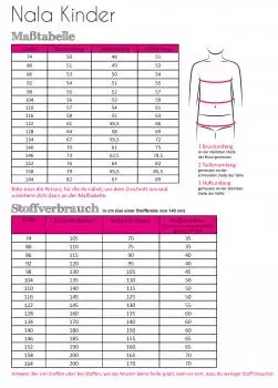 Papierschnittmuster Longjacket Nala Kinder