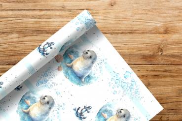 Stoffvorbestellung Cute Robben