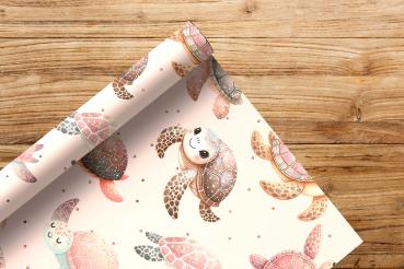 Stoffvorbestellung Cute Schildkröten