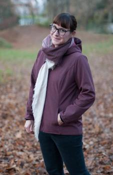 Preview: Papierschnittmuster Softshelljacke Damen