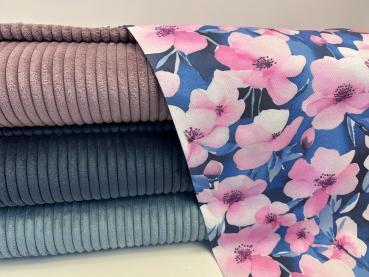 Samtcord Wanja uni pink