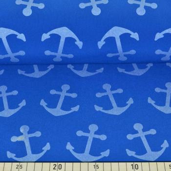 Softshell Anker reflektierend blau