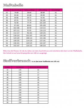 Preview: Papierschnittmuster Strickjacke Bea Damen