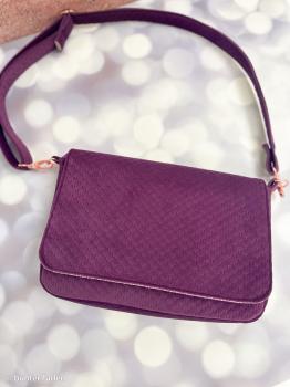 Preview: Dekosamt Parma Caracas aubergine