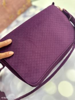 Dekosamt Parma Caracas aubergine