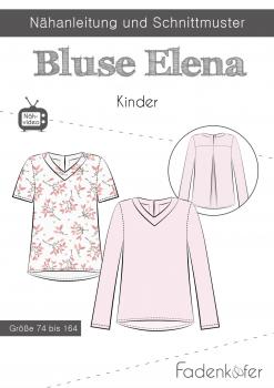 Papierschnittmuster Bluse Elena Kinder