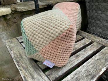 Preview: Dekosamt Parma taubenblau