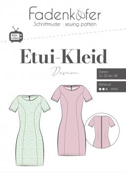 Papierschnittmuster Etui-Kleid Damen