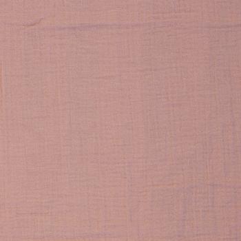 Double Gauze Musselin Puderrosa (Restschrumpfung 10%)