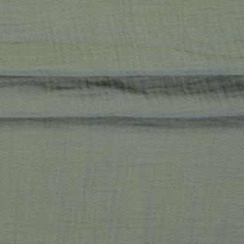 Preview: Double Gauze Musselin Zartgrün (Restschrumpfung 10%)
