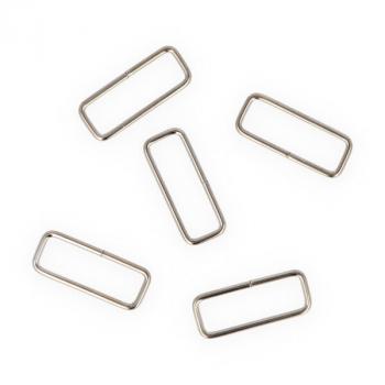 Quadrat-Ring 30mm silber