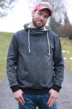 Preview: Papierschnittmuster X-te Hoodie Herren