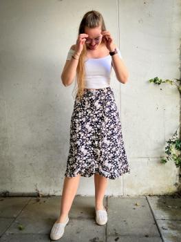 Preview: Papierschnittmuster Wickelrock Damen