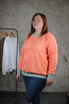 Preview: Papierschnittmuster Basic-Pullover Damen