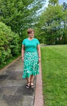 Papierschnittmuster Wickelrock Damen