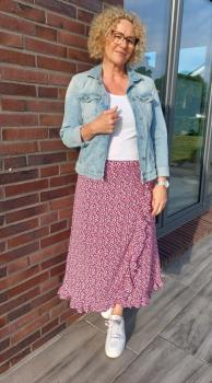 Papierschnittmuster Wickelrock Damen