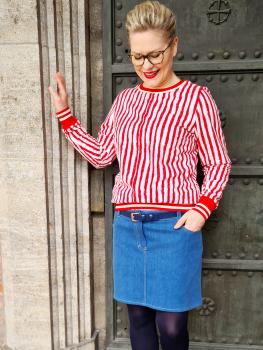 Preview: Papierschnittmuster Jeansrock Damen