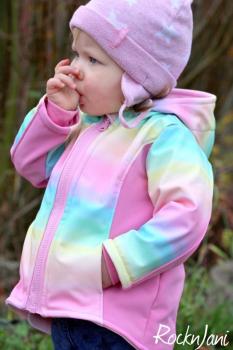 Papierschnittmuster Softshelljacke Kinder