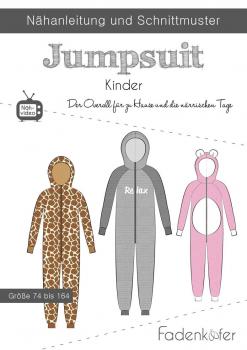Papierschnittmuster Jumpsuit Kinder