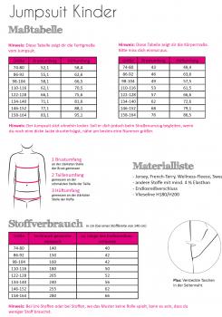 Preview: Papierschnittmuster Jumpsuit Kinder