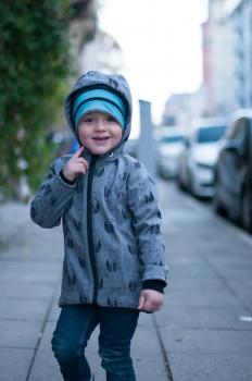 Papierschnittmuster Softshelljacke Kinder
