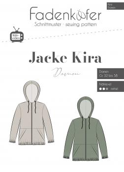 Papierschnittmuster Jacke Kira Damen