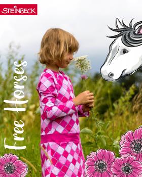 French Terry Raute Free Horses by Steinbeck