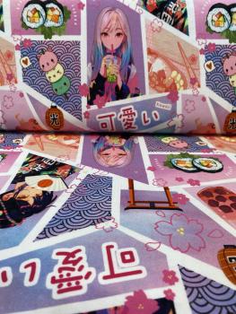 Jersey Manga Mädchen Comic