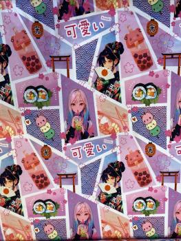 Jersey Manga Mädchen Comic