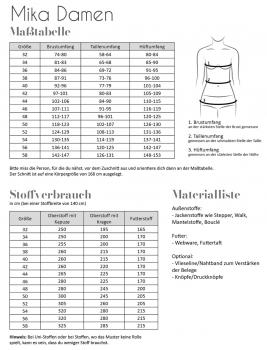 Preview: Papierschnittmuster Mika Damen