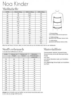 Preview: Papierschnittmuster Noa Kinder