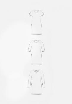 Preview: Papierschnittmuster Kleid Isabell Damen