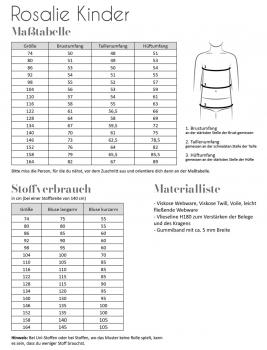 Preview: Papierschnittmuster Rosalie Kinder